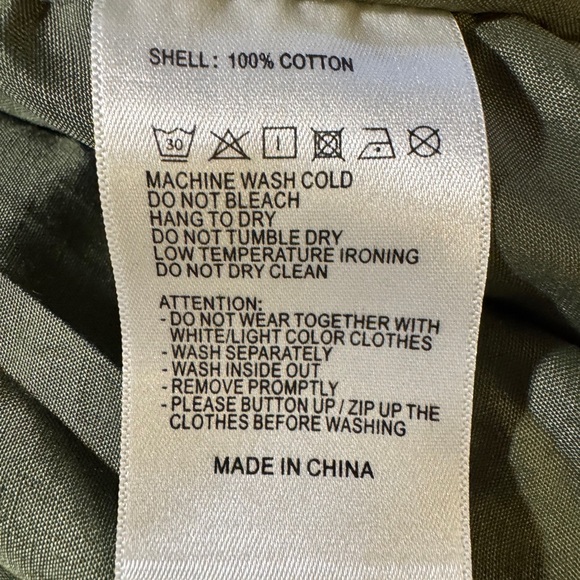 Brandy Melville Kasey Olive Green Bomber - Picture 4 of 4